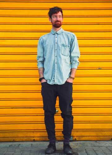 Light blue denim shirt